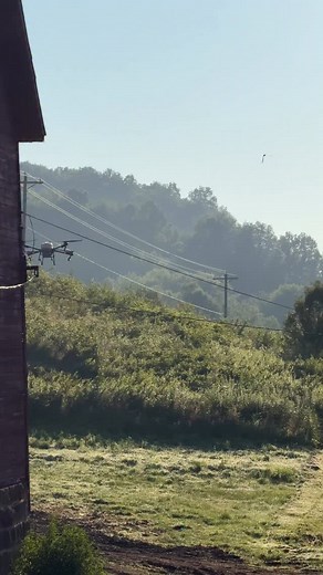 Bathing some brush with the spray Drone. 😁 | NuWay Ag