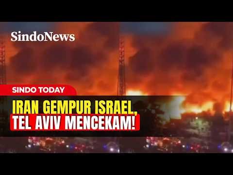Tel Aviv Terus Diserang, Iron Dome Kewalahan Hadapi Rudal Iran | Sindo Today | 18/03