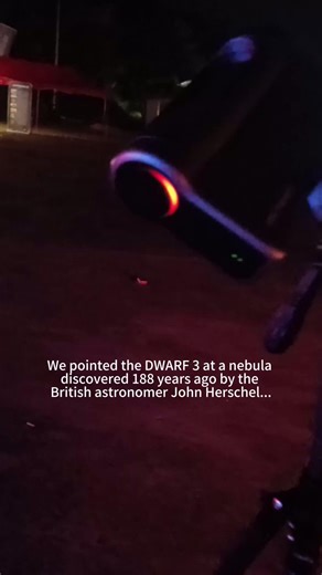 We pointed the DWARF 3 at a nebula discovered 188 years ago by the British astronomer John Herschel... #dwarflab #dwarf3 #smarttelescope #astrophotography #catspawnebula | DWARF LAB