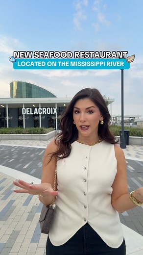 Brand new seafood restaurant in New Orleans located on the Mississippi River 📍Delacroix #neworleans #nola #neworleansfood | Eating with Cait