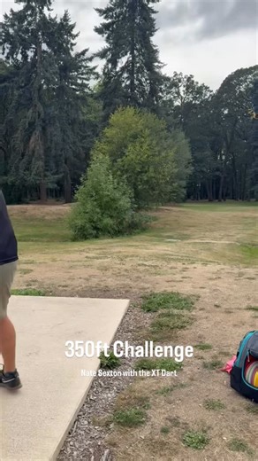 Innova Discs on Instagram: "Game On! 累 @frisbeenate takes the 350FT CHALLENGE with his XT Dart – a 3 Speed Disc!! 勞 Let’s see your #350ftChallenge "