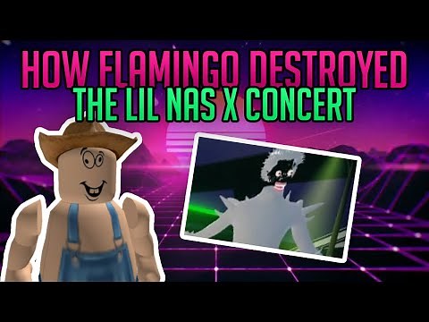How Flamingo DESTROYED the Lil Nas X Concert (Roblox Junk Bot Raid)