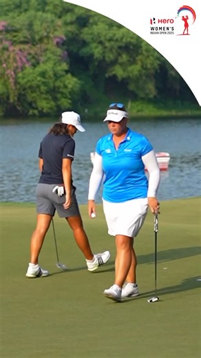 Hero Golf Official on Instagram: "From big climbs to clutch comebacks, Moving Day lived up to the name! 🔥 The 2025 Hero Women’s Indian Open is set for a thrilling Sunday showdown. Don’t miss the final-day fireworks! 💥 #HWIO2025 #HeroWomensIndianOpen #Golf #Hero #DLFGolfAndCountryClub #WomensGolf"