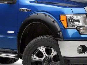 Bushwacker F-150 1.50-Inch Pocket Style Fender Flares; Matte Black 2802929 (09-14 F-150 Styleside, Excluding Raptor) - Free Shipping