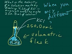 Molarity and Stoichiometry
