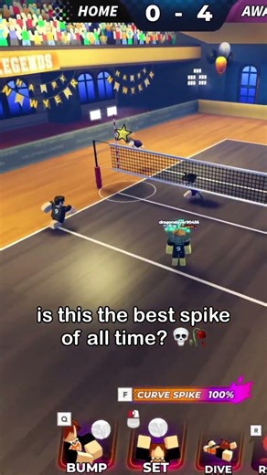 THAT SPIKE WAS INSANE #volleyballlegends #roblox #anime #fyp #haikyuu #sports #gaming #funny