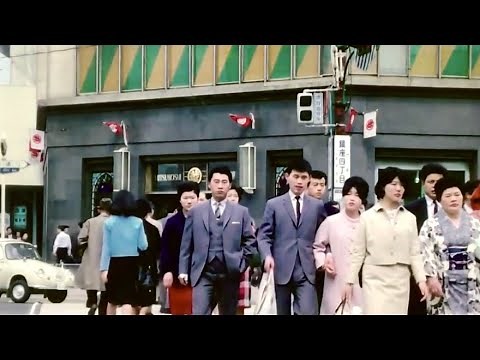 Tokyo in 1966 [60fps HD] Japan in the late 60's | from Kinolibrary