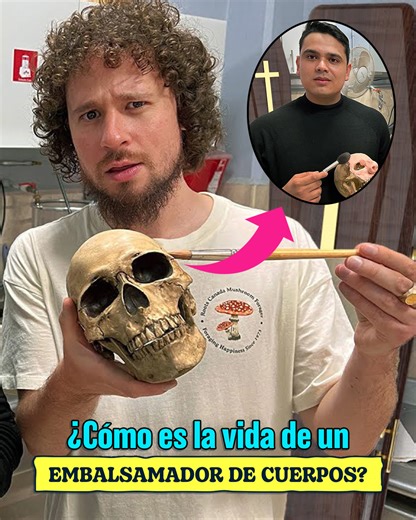 ¿Cómo es ser un embalsamador de cuerpos? 💀 | Luisito Comunica
