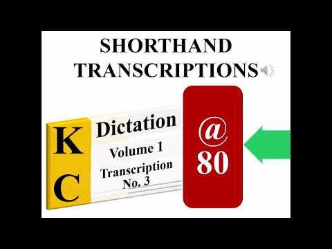 Transcription 3 840w@80wpm