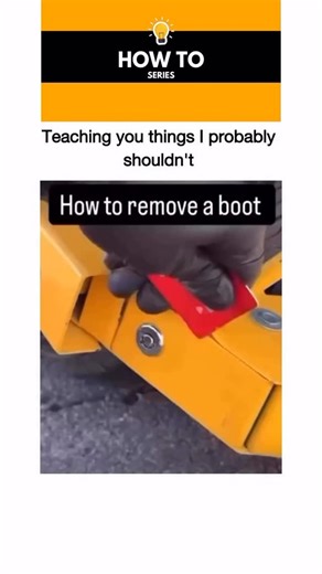 How to remove a boot? This content is only for educational purposes. For any matter, please contact us via IG: @_howtoseries_ #howto #howtoseries #didyouknow #fyp #boot | How To Series