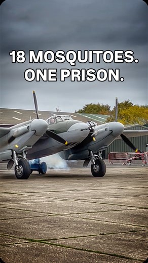 This Merlin roar once shook the walls of Amiens Prison in occupied France. On 18 February 1944, Operation Jericho became one of the most daring and precise low-level strikes of WW2. 18 Mosquitoes. One prison. Seconds to get it right. Their mission: breach Amiens Prison to free Resistance members and political prisoners. Out of 832 inmates: • 258 escaped • 74 were wounded • 102 were killed For the loss of 3 Mosquitoes and 1 Typhoon. Controversial. Precise. Costly. Classed as a success. The Mosqui