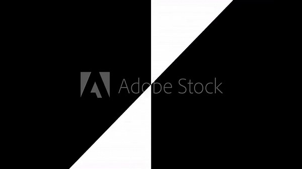 Simple, slow radial transition using two symmetrical slices that move from the screen center, ideal for a clean video wipe Stock Video