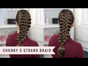 The BIGGEST 5 Strand Braid Ever!😳 by SweetHearts Hair