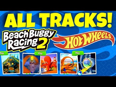 ALL 2023 Hot Wheels Beach Buggy Racing 2 Tracks + SHORTCUTS