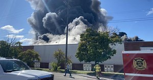 Major fire reported near Northern Michigan tissue factory