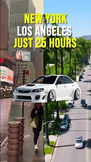 Cannonball Run Record – NYC to LA in Just 25 Hours?! (Illegal & Insane) #carshorts