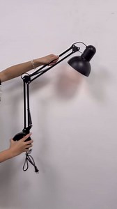 Black Industrial Swing Arm Wall Light Nordic Adjustable Long Arm Wall Sconces Lamp Metal Double-arms Folding Architect Work Wall Mount Lighting for Bedroom Reading Living Room