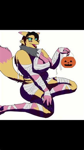 Renamon | Halloween Fanart | 2025 | Speedpaint