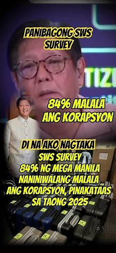 Nibagong sws survey #pbbm