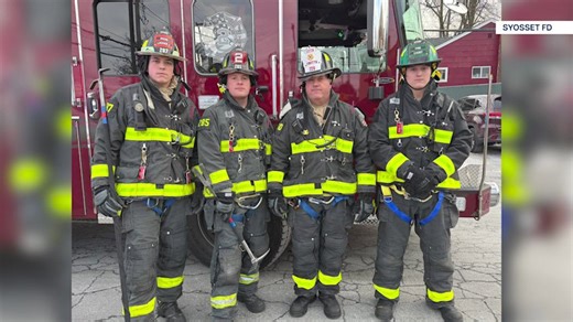 Father, 3 sons answer Syosset fire call together
