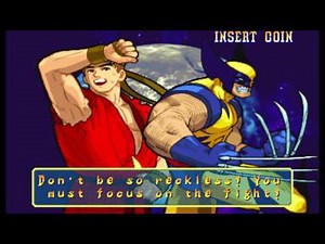Marvel vs Capcom 1 ( Arcade ) - Wolverine / Ryu Playthrough ( Mar 21, 2017 )