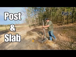 Building a Driveway Gate Part 3 | Setting Metal Poles | Topens Unboxing