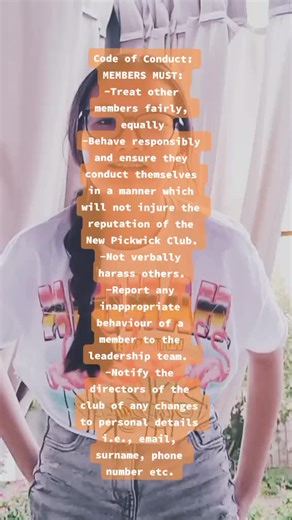 Code of Conduct! If u wanna join our club,open the link on bio and complete it🙃#foryoupage #fyp