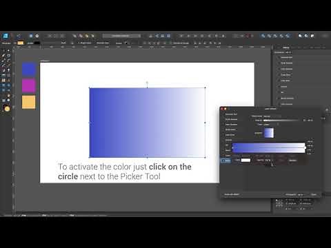 Picker Color Tool on Gradient Overlay - Quick Tip (Affinity Designer)