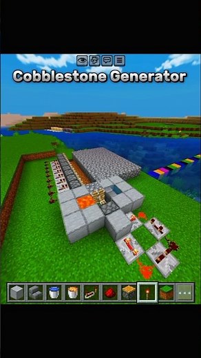 Minecraft Stone Generator!#minecraft #shorts