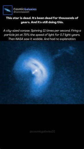 This Dead Star Spins 11 Times Per Second — And Wobbles Like Nothing Science Expected 💫⚡