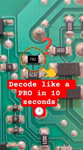 782 3 Digit SMD Code Explained | 7.8kΩ SMD Resistor Value Fast! #DIY #DIYElectronics #SMDResistor