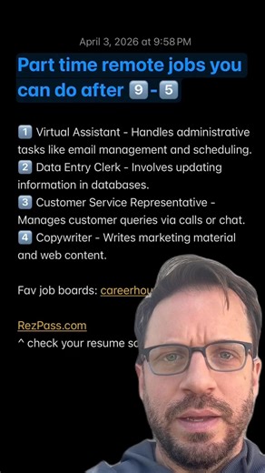 Part time jobs you can do after your 9-5