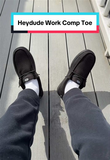 Comfortable Hey Dude Composite Toe Work Shoes