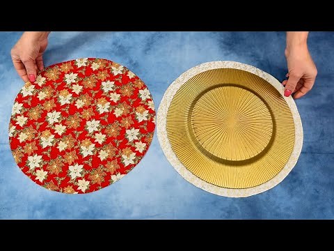 Christmas Gift of Two Circles of Fabric