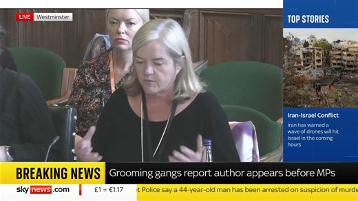 Baroness Louise Casey, who published her report into grooming gangs yesterday says children should be "at the heart of any discourse going forward" She speaks before the Home Affairs Committee ⬇️ 🔗 https://trib.al/01jd7Ja 📺 Sky 501, Virgin 602, Freeview 233 and YouTube | Sky News
