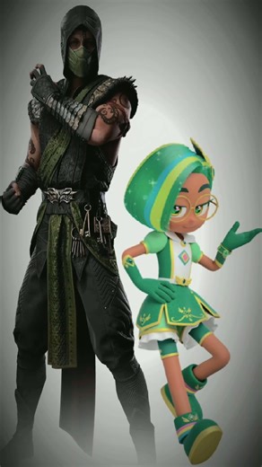 JJ Green Leaf X Syzoth (Reptile) 🦎 #jedagjedug #rainbowbubblegem #mortalkombat1