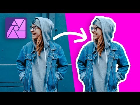 Affinity Photo 切り抜いて、枠線をつける方法