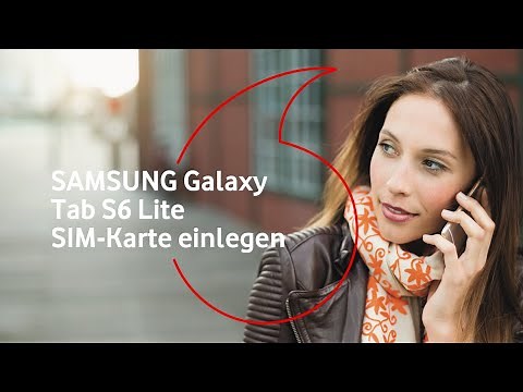 SAMSUNG Galaxy Tab S6 Lite: microSD & SIM einlegen