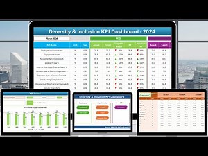 Diversity & Inclusion KPI Dashboard in Excel
