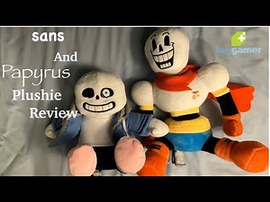 Sans and papyrus Undertale plush review! (From Fangamer)￼
