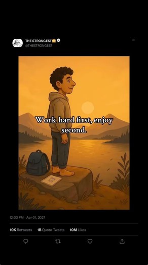 Work Hard 1st, Enjoy Later Trust Me!! #shortvideo #motivational #fypシ