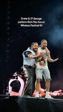 Drake e 21 Savage at wireless festival London