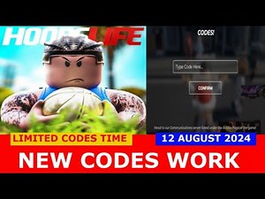 *NEW CODES* [UPDATE] Hoops Life Basketball ROBLOX | LIMITED CODES TIME | August 12, 2024