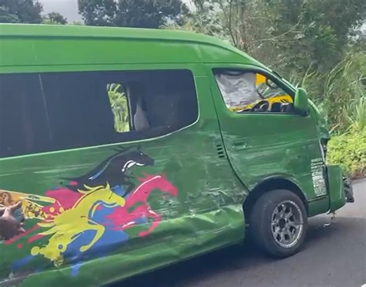 Traffic accident in Belle Fille Castle Bruce - Dominica News Online