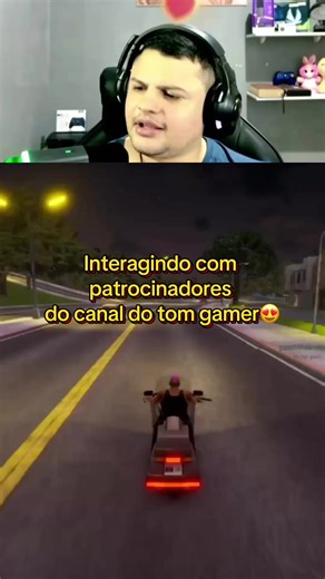 Interagindo com patrocinadores do canal do tom gamer😍 #gta #gtasanandreas #videogames #pc #live