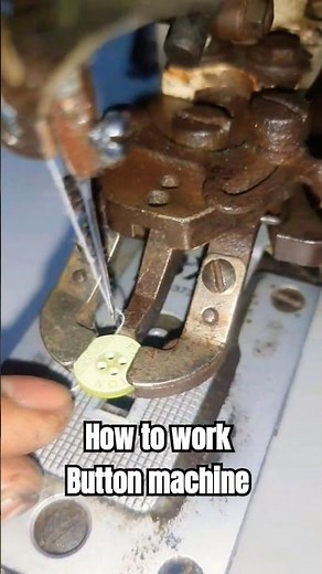 how to work Button machine