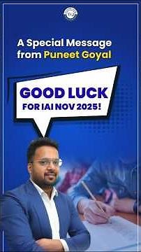 Important Guidance for Actuarial Students | By Puneet Goyal | Actuarial Science Coaching