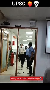 Entry After UPSC Selection❤️‍🔥💀 | upsc