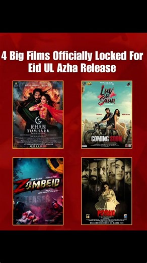 Eid ul Adha 2026 Pakistani Movies | Psycho, Zombeid, Luv Di Saun, Khan Tumhara