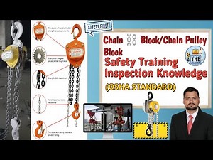 Chain Pulley Block Safety || 21 Point Rigging & Lifting Tools Equipment Safety (Osha) Standard